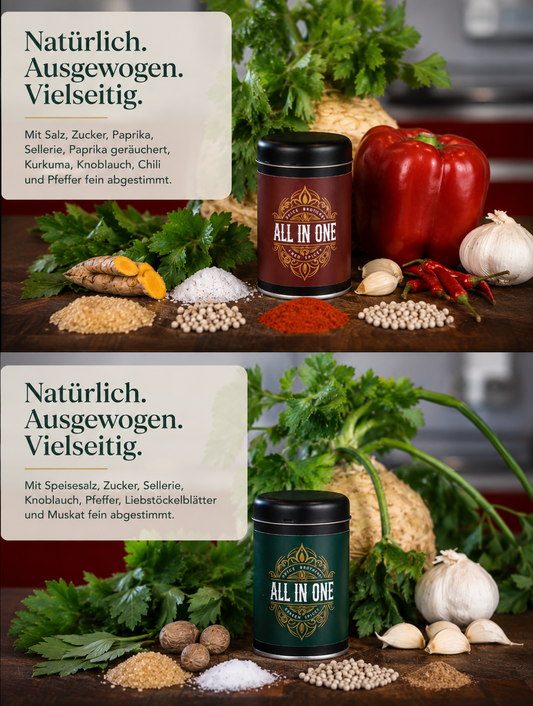 All in One Gewürzsalz - Green & Red Spice