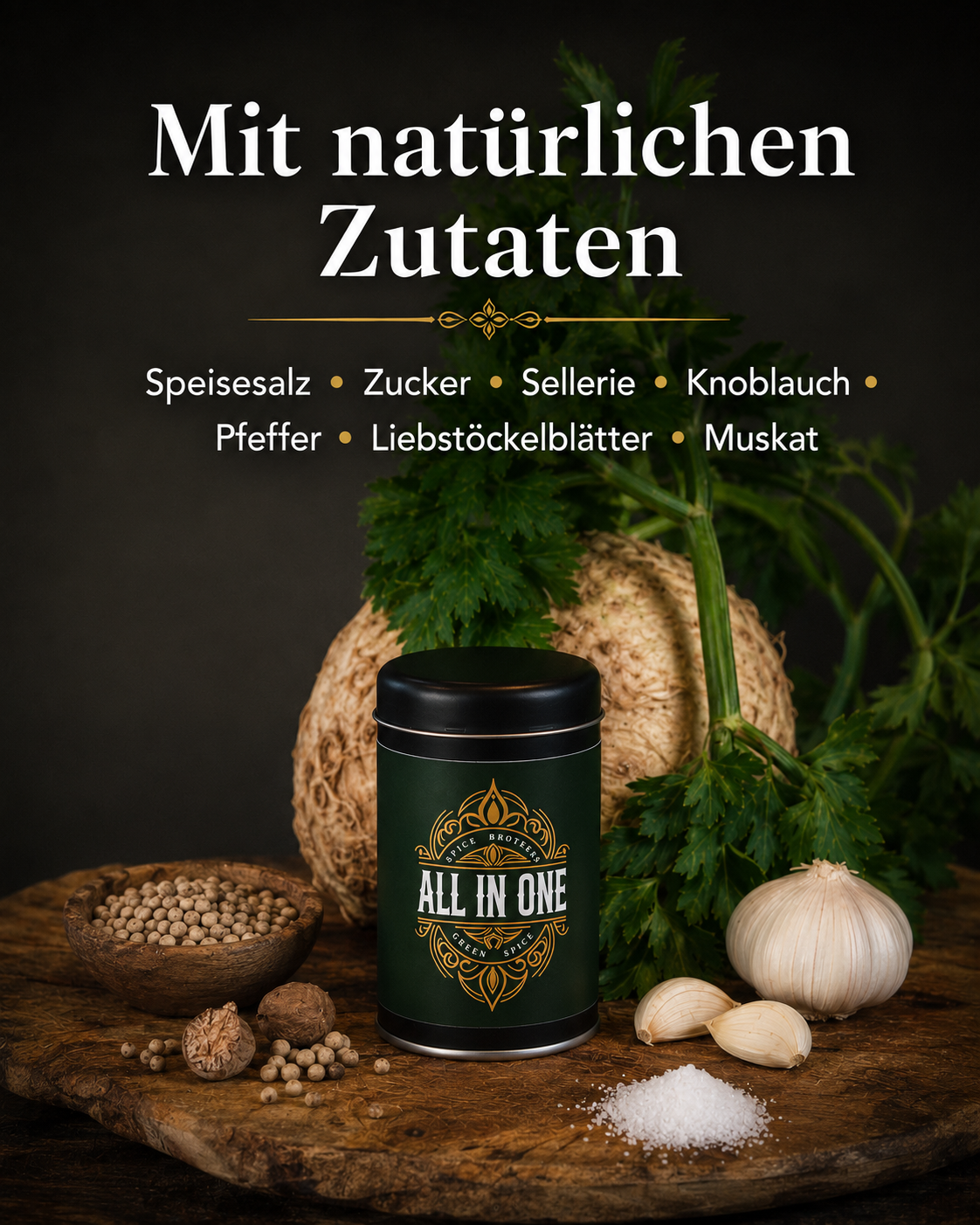 All in One Gewürzsalz Green Spice - Vorratspack