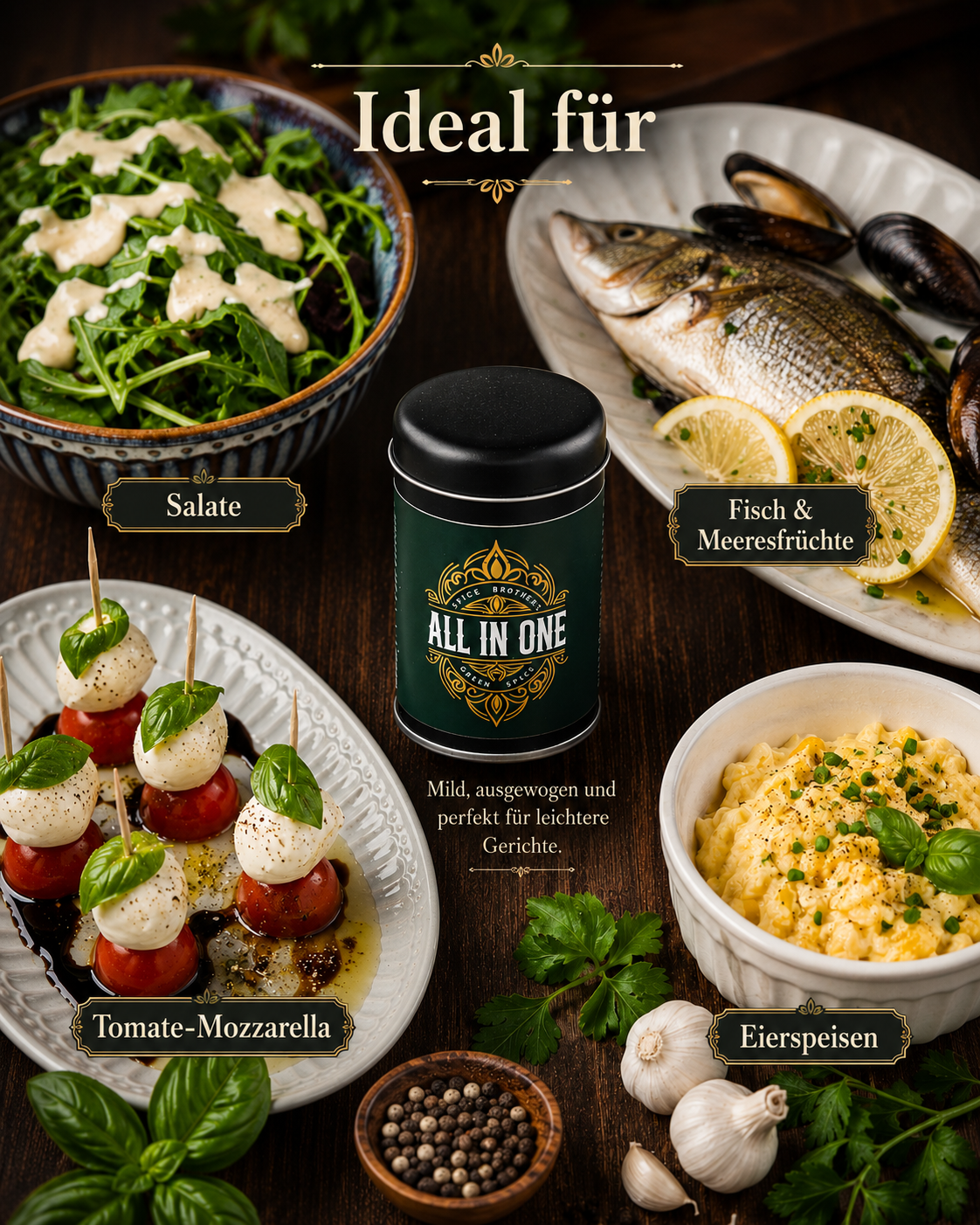 All in One Gewürzsalz Green Spice - Vorratspack